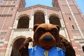 Two years later, a new mascot is adopted to avoid a conflict with the ncaa and the university of montana grizzlies. Photo Ucla Mascot Joe Bruin At Royce Hall Ucla