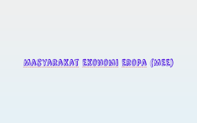 We did not find results for: Masyarakat Ekonomi Eropa Mee By Faris Fahmi On Prezi Next