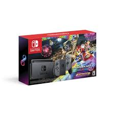 Nintendo Switch Bundle With Mario Kart 8 Deluxe Gray Walmart Com Walmart Com