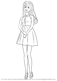 Image Result For Easy Barbie Drawings Barbie Drawing Barbie Life Barbie Coloring