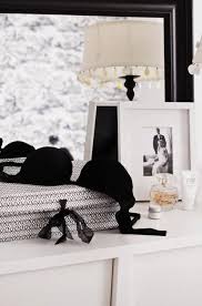 Black Bra Dresser Intimate Interior White Chic Design