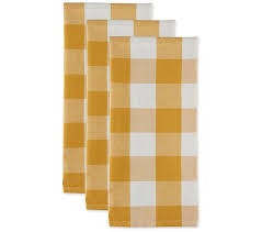 Add buffalo check curtains to any room in your home! Design Imports Set 3 Buffalo Check Kitchen Towels Qvc Com