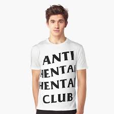 Anti Hentai Hentai Club Graphic T-Shirt for Sale by strtwr- | Redbubble