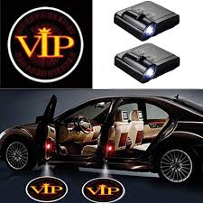 2pcs Led Car Door Projector Ghost Shadow Lights For Vip Logo Car Car Frames Car Door