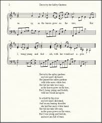 Vocal Piano Arrangement In D Of Down By The Sally Gardens At Music For Music Teachers Com Piano Music Songs Instrumentalist