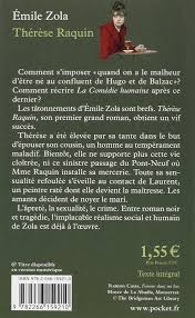 A l'âge de deux ans, il l'emmène chez sa sœur, madame raquin. Amazon Fr Therese Raquin Zola Emile Livres