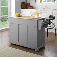 No matter your taste, we can help you design and create your perfect island by customizing sizes and layouts while you pick out your materials and finishes! Alexandria Natural Wood Top Kitchen Island In Vintage Grey Overstock 26855924