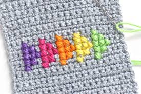 Free stitching pattern creator and generator. How To Cross Stitch On Crochet