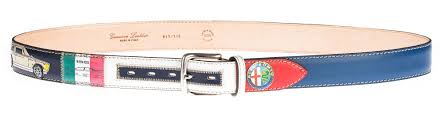 Genuine leather vintge belt for man BREMA, color MULTICOLOR, with  hand-sewn, with applications in leather, ALFA ROMEO, handcrafted by  SANTINI, MADE IN ITALY. | MULTICOLOR LEATHER BELTS | Emporium Italy