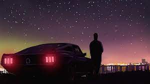 Retrowave Nights With Ford Mustang 4k Hd Artist 4k Wallpapers Images Backgrounds Photos And Pictures