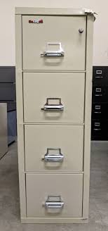 Never been through a fire. Fireking 4 Drawer Fireproof Letter Size File Cabinet Fireking