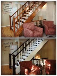 Diy Stairway Makeover Foyer Open Tread Stairway Remodel Before And After I Closed In The Open Tread Stairs With Stair Remodel Staircase Makeover Diy Stairs One of the most common issues with period staircases is worn out treads.