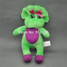 Home » toys & hobbies » stuffed animals » other » gund barney's baby bop dinosaur beanbag plush green purple w/tag vintage 1997. New Cute 7 Barney S Friend Baby Bop Plush Doll Wish
