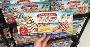 Make this treat to enjoy by the fire or as you made with vanilla pudding, fresh raspberries, gingerbread cookies and your favorite little debbie® christmas tree cakes®! Little Debbie Christmas Tree Cakes Available At Walmart Now Celebrate Christmas In July