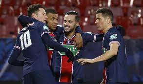 Kylian mbappe scores brace and pablo sarabia is also on target Resultat Et Resume Brest Paris Sg Coupe De France 16es De Finale Samedi 06 Mars 2021 L Equipe