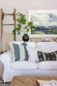 This couch cover will protect your couch from stains and pet hair. How I Clean White Slipcovers Shades Of Blue Interiors