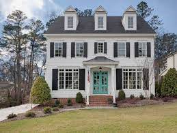 Use them in commercial designs under lifetime, perpetual & worldwide rights. Image Result For White House Teal Door Custom Home Builders House Exterior Traditional Exterior
