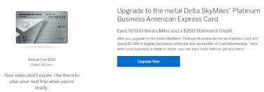 We did not find results for: Targeted American Express Platinum Delta Skymiles Upgrade Offer 50k Miles 200 Stament Credit Doctor Of Credit