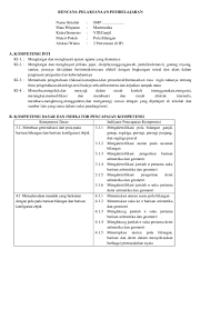 Naskah soal penilaian harian (ph) atau ulangan harian (uh) mata pelajaran matematika smp/mts kelas 8 (viii) semester 1 kurikulum 2013 edisi revisi 2017 bab pola bilangan. Doc Contoh Rpp 3 1 Pola Bilangan Sartikacandradewi Sinaga Academia Edu