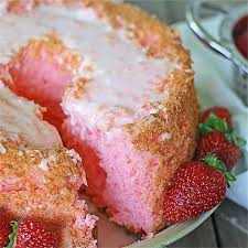 Ingredients 16 ounce betty crocker angel food cake mix box {make sure to use the 'just add water' variety} 21 ounces blueberry pie filling can any idea how i could make this using fresh berries instead of canned with all the added. Pink Lemonade Angel Food Cake Spoonful Of Easy
