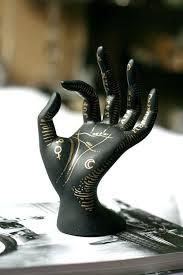 Touch device users, explore by touch or with swipe. Palmistry Hand Sculpture Hand Sculpture Palm Reading Jewelry Holder