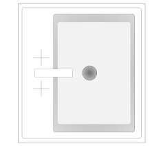 Sink bathroom tap american standard brands countertop, bath transparent background png clipart. Security System Floor Plan Bathroom Vector Stencils Library Kitchen Floor Plans And Symbols Freestanding Sink
