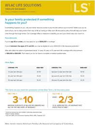 Maybe you would like to learn more about one of these? Aflac Life Solutions Term Life Insurance Pdf Free Download
