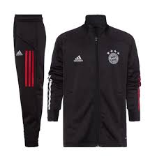Home, away & cl jersey now in the official fcb fanshop. Bayern Munich Kids Black Tracksuit 2020 21 Official Adidas