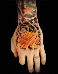 This Is Perfect The Flower Clouds Stars Flower Tattoo Men Flower Tattoo Flower Tattoo Hand