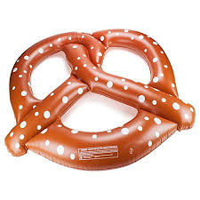Sol Coastal 4 5 Foot Jumbo Salted Soft Pretzel Swimming Pool Float Inflatable Food Water Toy Walmart Com In 2020 Swimming Pool Floats Funny Pool Floats Pool Float