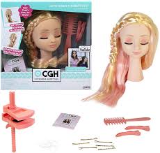 Bring out the popcorn and enjoy!… Amazon Com Cgh Cute Girls Hairstyles Styling Head Straight Blonde Hair Doll Toys Games