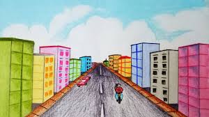 Free download 54 best quality landscape drawing at getdrawings. How To Draw City Scenery Step By Step Easy Draw Youtube