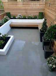 Concrete Garden Benches Ideas On Foter Small Garden Landscape Design Small Garden Landscape Small Backyard Gardens