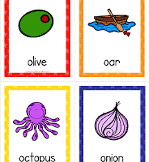 Letter o lowercase cute children colorful zoo and animals abc alphabet tracing flashcard of floating otter for kids learning english vocabulary and handwriting . Things That Start With A To Z Cards A Wellspring Of Worksheets