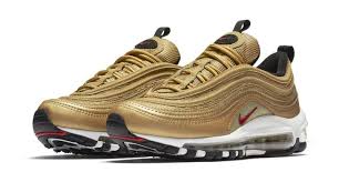 Nike Air Max 97 Black And Metallic Gold Metallic Gold Nike Air Max 97s Return This Month Gold Nike Air Max Nike Air Max Nike Gold