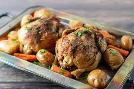 What to serve with cornish hen. Slow Cooker Cornish Game Hens And Veggies For Two Zona Cooks