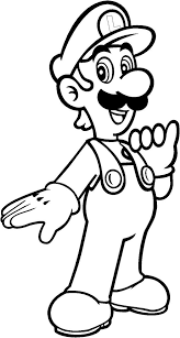 Printable Luigi Coloring Pages Free Large Images Super Mario Coloring Pages Mario Coloring Pages Cartoon Coloring Pages