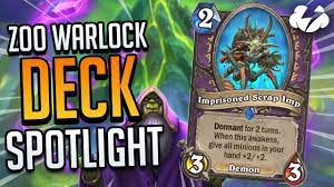 This deck uses the new prime car. Zoolock Deck 16 Cards In This One Of The Top And Best Hearthstone Decks