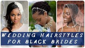 Starting with a clean middle part and sleek tresses, this bride could have gone in just about any. 35 Best Wedding Hairstyles For Black Brides Youtube