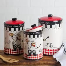 Black And White Checkered Canister Set Pin On Kitchen