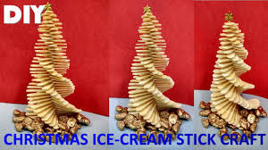 Beat well until the icing forms soft peaks when the whisk is removed. How To Make Ice Cream Stick Craft Diy Christmas Tree Handmade Youtube
