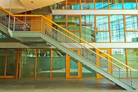 In addition, stairs and railings are often sculptural as well the consideration and selection of optimal building components is necessary in order to fulfill multiple objectives of sustainable construction, which are. Orange Metal Staircase Railing Architecture Interior Design Building Staircase Dusseldorf Inside Railing Modern Pxfuel