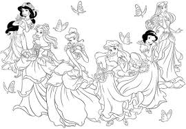 Veja ideias e opções de desenhos de princesas para colorir. Desenhos De Princesas Para Colorir E Se Divertir Misturando Cores