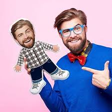 Custom Plush Photo Pillow Personalized Face Pillow Stuffed Duplex Printing  Throw Pillow Body Otional Mom Dad Idol Pet Face Photo Pillow Gifts Sofa Bed  Car Decor Birthday Anniversary, Graduation, Stuffed Animals &