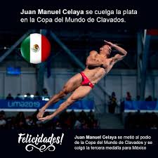 Juan Manuel Celaya se cuelga la plata en la Copa del Mundo de Clavados.  Juan Manuel Celaya se metió al podio de la Copa del Mundo de Clavados y se  colgó la