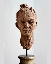 The dancer @holly.moon.griffith modeled for this 1/3rd nude. I have never  sculpted a dancer before. Holly and I chatted as we worked and there were a  few things that set her apart