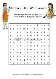 Print free mother's day word search and find puzzle. Mother S Day Word Search 2