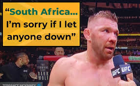 South Africa, sorry if I let anyone down." Dricus, there's NO need to  apologise... Those were the words after losing his belt. 𝗧𝗵𝗶𝗻𝗸  𝗮𝗯𝗼𝘂𝘁 𝘁𝗵𝗮𝘁 𝗳𝗼𝗿 𝗮 𝘀𝗲𝗰𝗼𝗻𝗱... ↳ Here's a… |