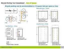 Bike Parking Size Zoning For Bicycle Parking Bicycle Parking Bike Room Bike Rental Shop