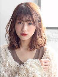 大人可愛い小顔デジタルパーマふわミディ美髪アッシュブラウン l043712251 ディディ 表参道 dydi のヘアカタログ ホットペッパービューティー 毛先パーマ デジタルパーマ ヘアスタイリング